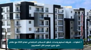 7 خطوات.. طريقة تسليم وحدات شقق الإسكان الاجتماعي لعام 2025 مع نظام دفع دوري ميسر لكل المصريين